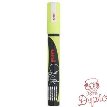 Marker kredowy UNI PWE-5M 1.8mm-2.5mm żółty UNPWE5M/DZO