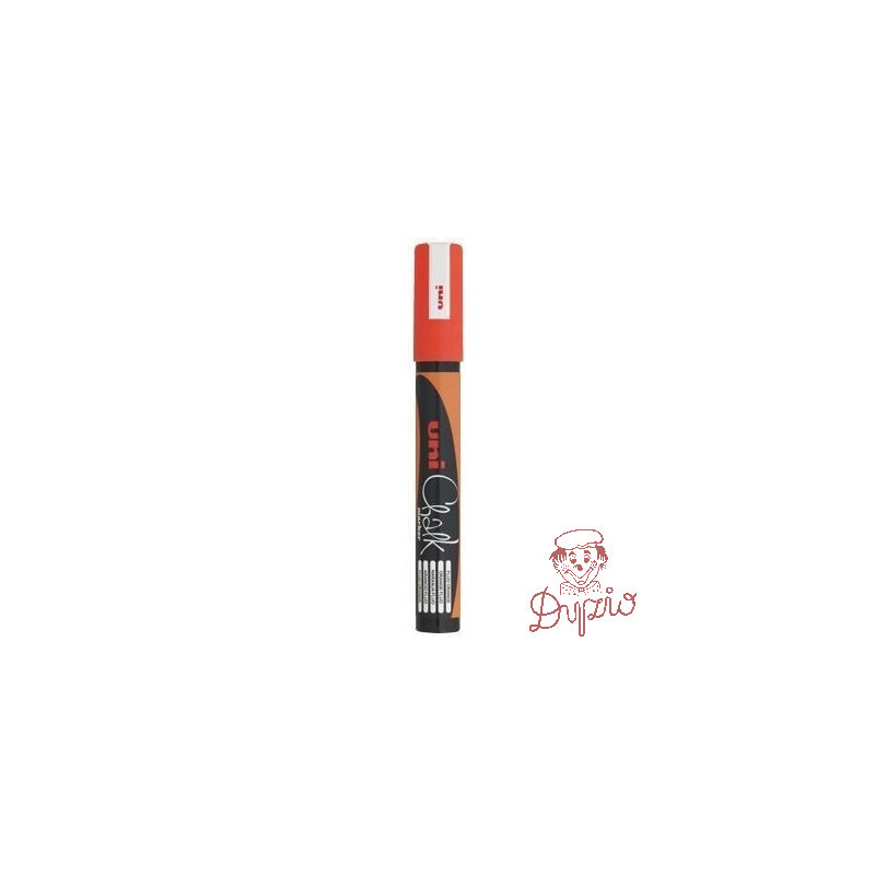 Marker kredowy UNI PWE-5M 1.8mm-2.5mm pomarańczowy UNPWE5M/DPO