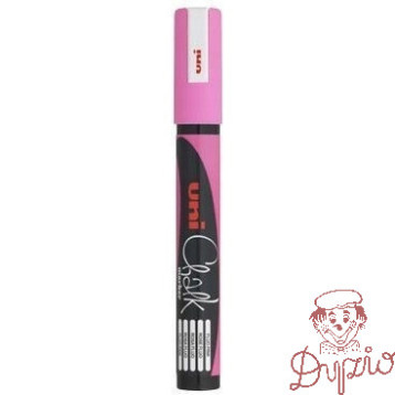 Marker kredowy UNI PWE-5M 1.8mm-2.5mm różowy UNPWE5M/DRO