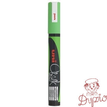 Marker kredowy UNI PWE-5M 1.8mm-2.5mm zielony UNPWE5M/DZI
