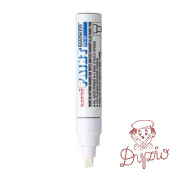 Marker olejowy UNI PX-30 biały końcówka ścięta