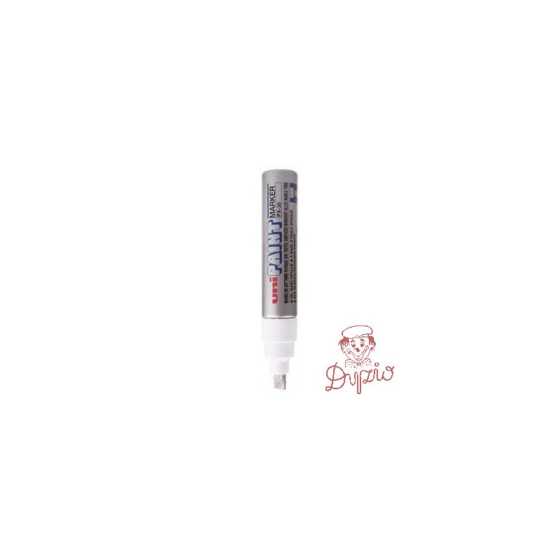 Marker olejowy UNI PX-30 srebrny końcówka ścięta