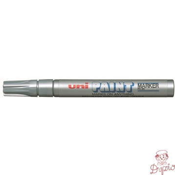 Marker olejowy PX-20 błyszczący srebrny UNI