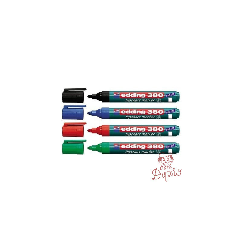 Marker flipchart okrągły 1.5-3mm czerwony EDDING 380/002/CZ