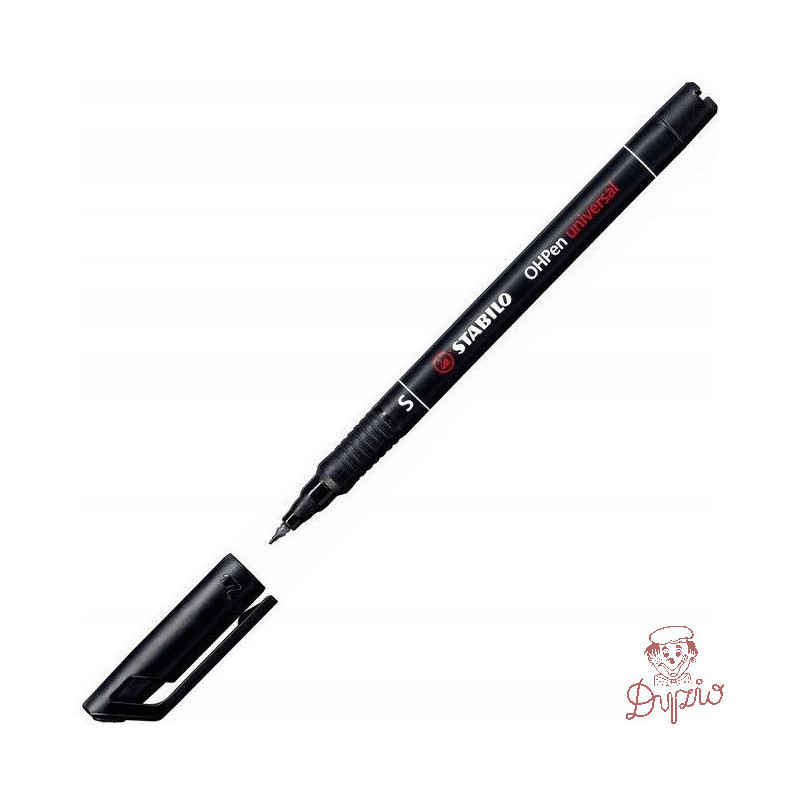 Foliopis STABILO OHPen S niezmywalny 0.4mm czarny 841/46
