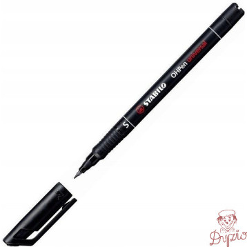 Foliopis STABILO OHPen S niezmywalny 0.4mm czarny 841/46