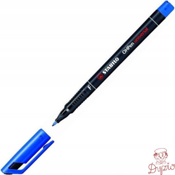 Foliopis STABILO OHPen F niezmywalny 0.7mm niebieski 842/41