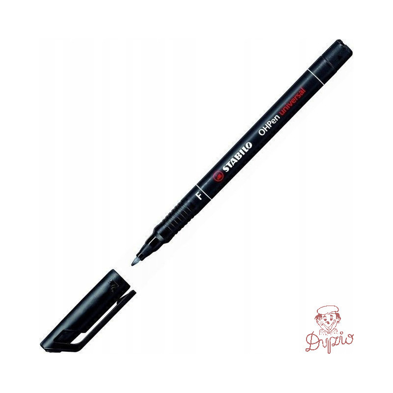 Foliopis STABILO OHPen F niezmywalny 0.7mm czarny 842/46