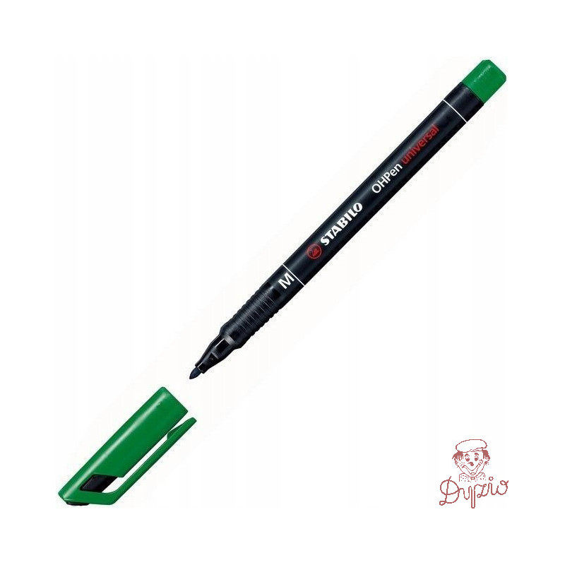Foliopis STABILO OHPen M niezmywalny 1.0mm zielony 843/36