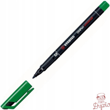 Foliopis STABILO OHPen M niezmywalny 1.0mm zielony 843/36