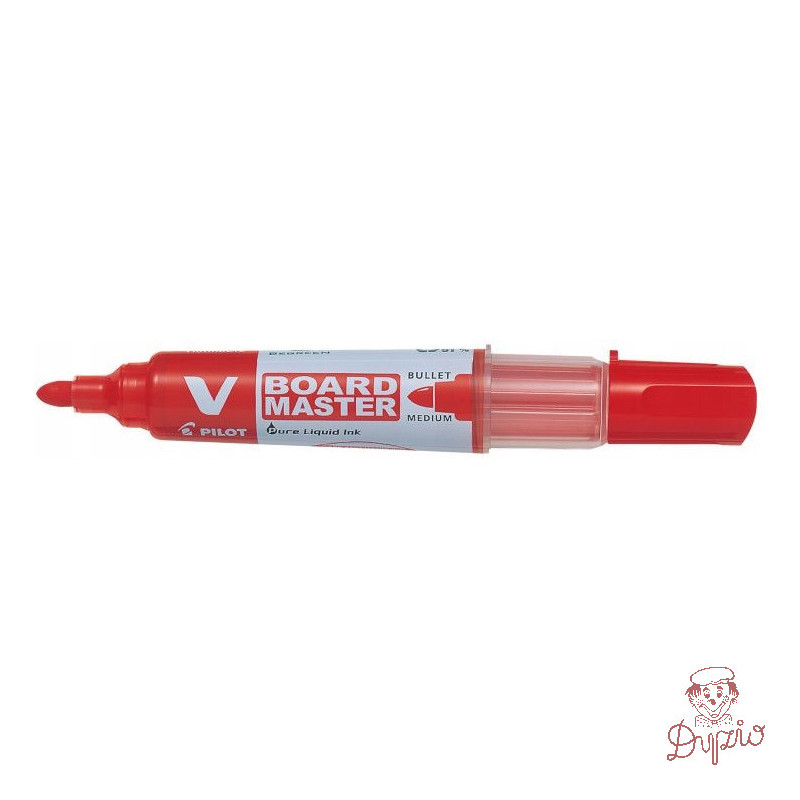 Marker suchościeralny V BOARD MASTER czerwony PIWBMA-VBM-M-R-BG PILOT