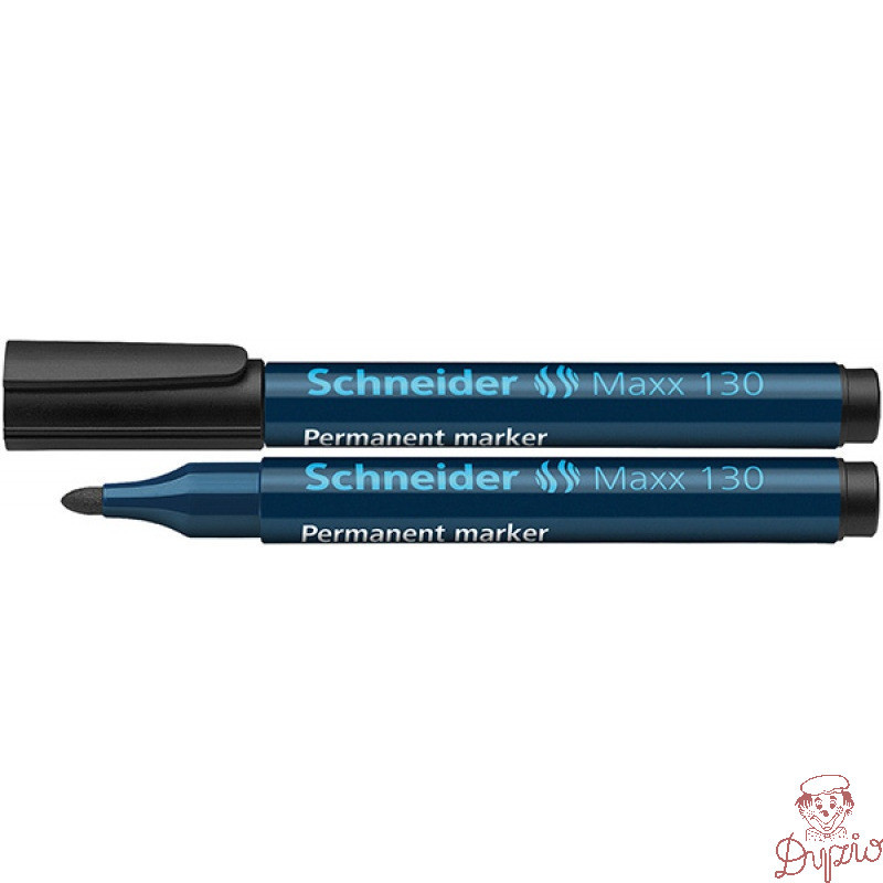 Marker permanentny Maxx 130 okrągły czarny 113001 SCHNEIDER