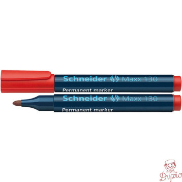 Marker perm.Maxx 130 okrągły czerwony 113002 SCHNEIDER