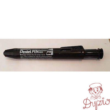 Marker permanentny czarny z systemem przyciskowym NX5A PENTEL