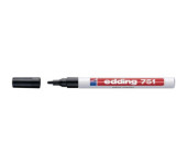 Marker lakierowy 1-2mm 751 czarny okrągła końcówka 751/001/C EDDING