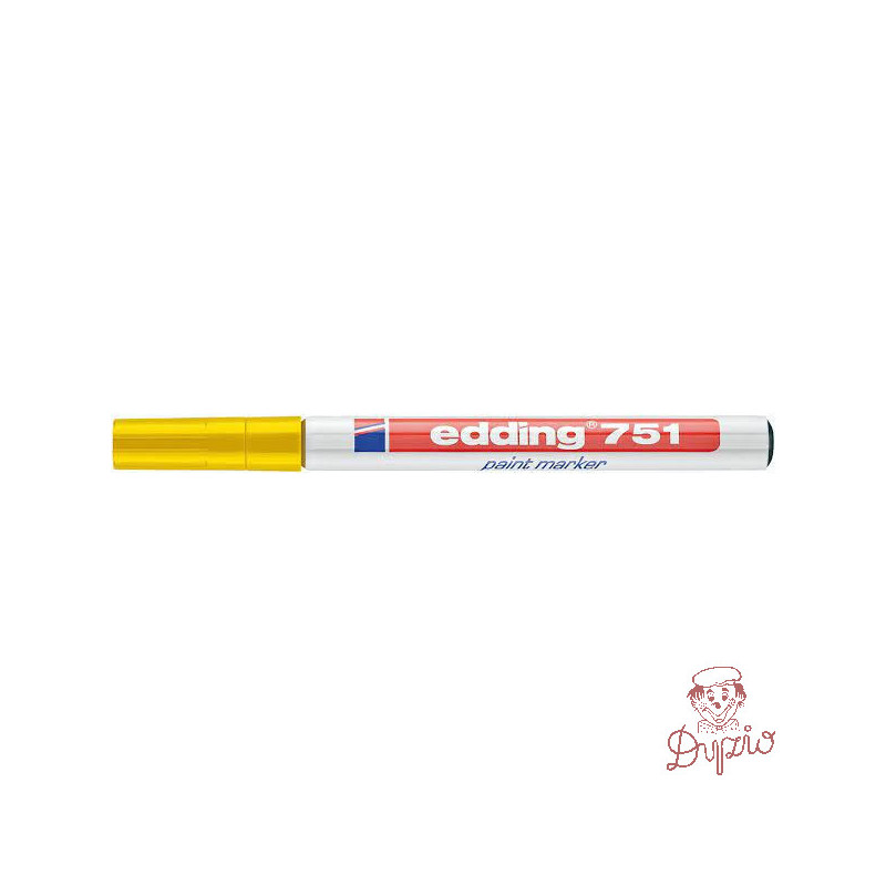 Marker lakierowy 1-2mm 751 żółty okrągła końcówka 751/005/Z EDDING