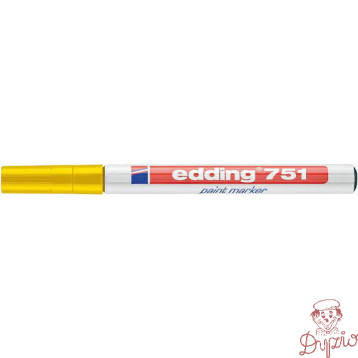 Marker lakierowy 1-2mm 751 żółty okrągła końcówka 751/005/Z EDDING
