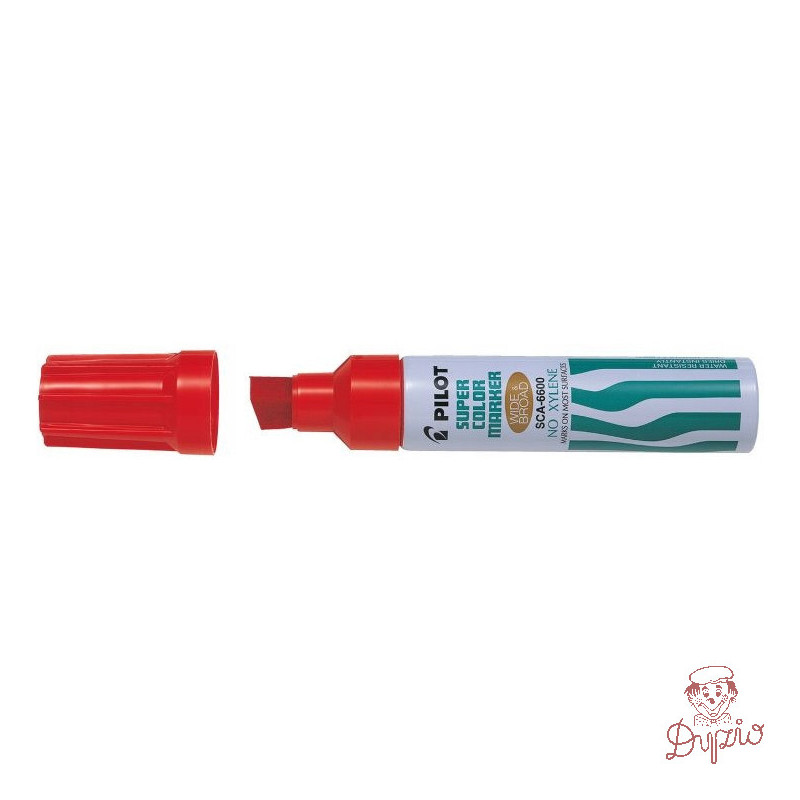 Marker permanentny PILOT JUMBO czerwony PISC-66R