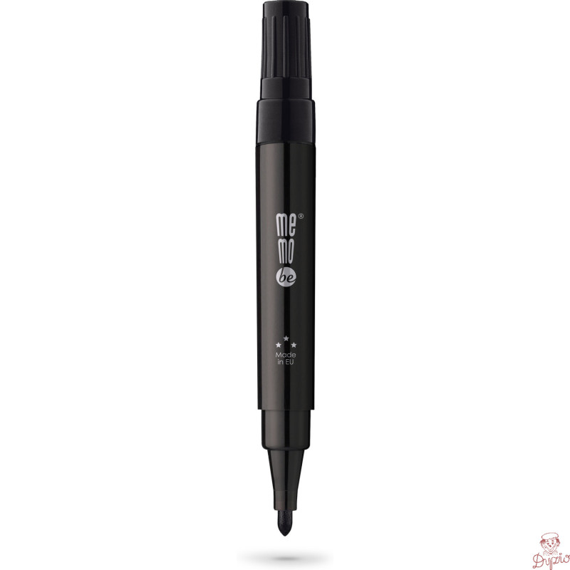 Marker permanentny M200 końcówka okrągła 3mm czarny MM200-02 MEMOBE