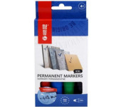 Marker permanentny M200 końcówka okrągła 3mm 4 kolory MM200-99 MEMOBE