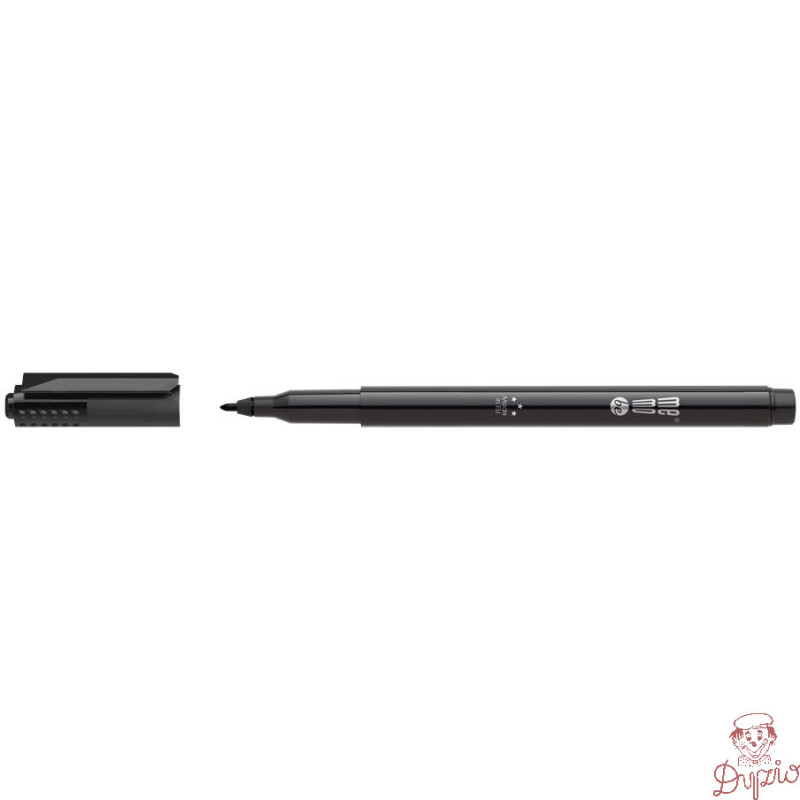 Marker permanentny OHP MM252 końcówka M 1-1,5mm czarny MM252-02 MEMOBE
