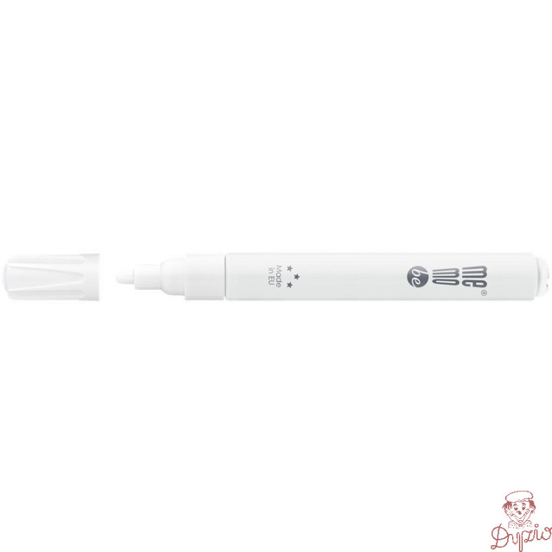 Marker olejowy MM301 końcówka okrągła 2-4mm biały MM301-00 MEMOBE