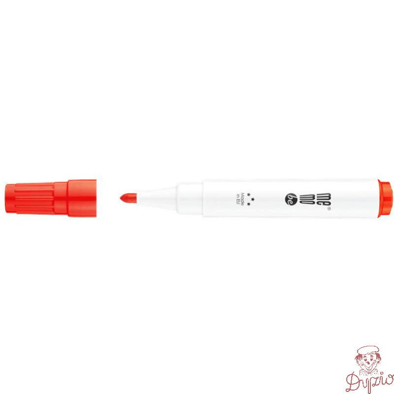 Marker do tablic suchościeralnych i flipchartów MM350 końcówka okrągła czerwony MM350-05 MEMOBE