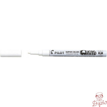 Marker olejowy PILOT grubość F biały PISC-PBWF