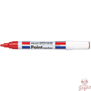 Marker olejowy PILOT grubość M czerwony PISC-PMR