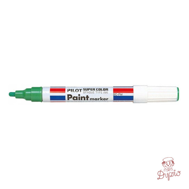 Marker olejowy PILOT grubość M zielony PISC-PMG