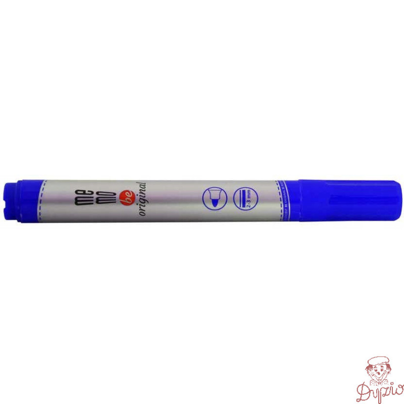 Marker suchościeralny niebieski MEMOBE okrągła końcówka MM004-03