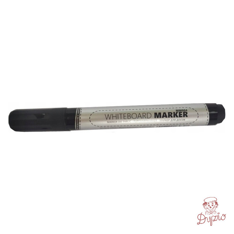 Marker suchościeralny czarny MEMOBE okrągła końcówka MM004-02