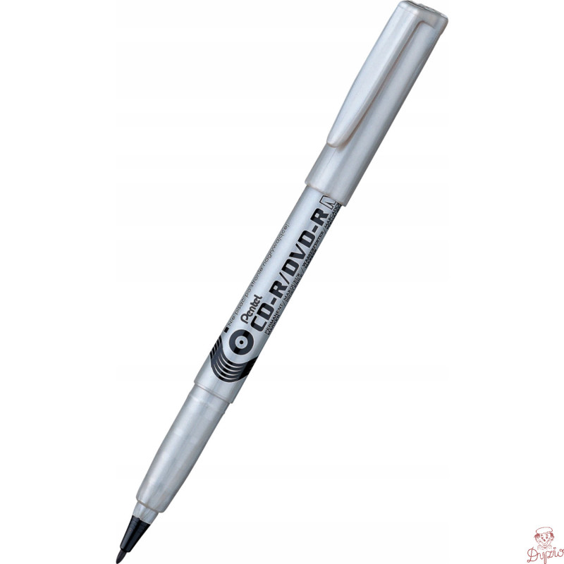 Marker do płyt CD NMS51 PENTEL czarny końcówka 0.8mm