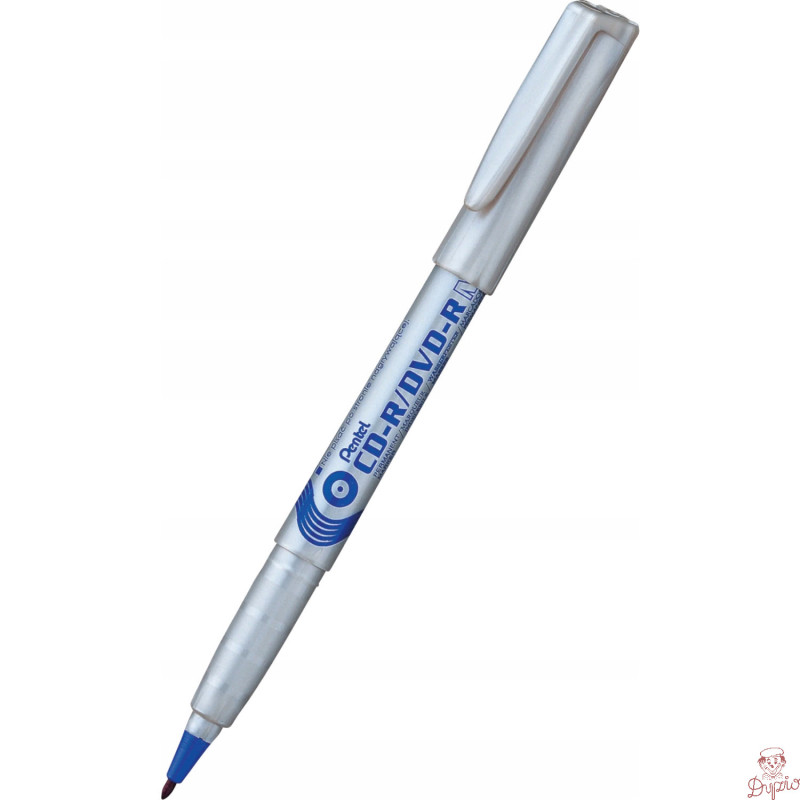 Marker do płyt CD NMS51 PENTEL niebieski końcówka 0.8mm