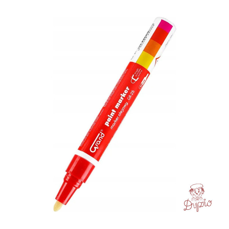 Marker olejowy GR-25 czerwony GRAND