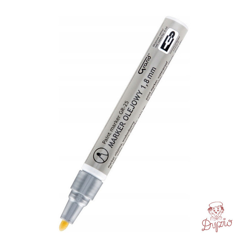 Marker olejowy GR-25 srebrny GRAND