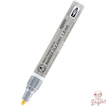 Marker olejowy GR-25 srebrny GRAND