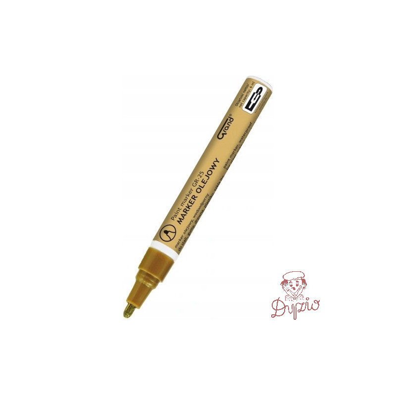 Marker olejowy GR-25 złoty GRAND