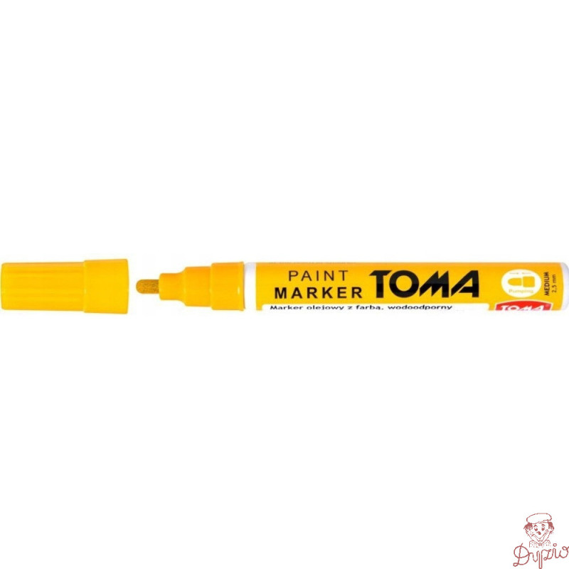 Marker olejowy grubość 2.5mm żołty TO-440 TOMA