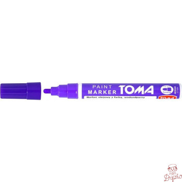 Marker olejowy grubość 2.5mm fioletowy TO-440 TOMA