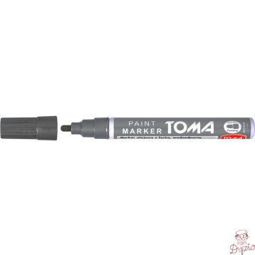 Marker olejowy TO-440 grubość 2.5mm szary TOMA