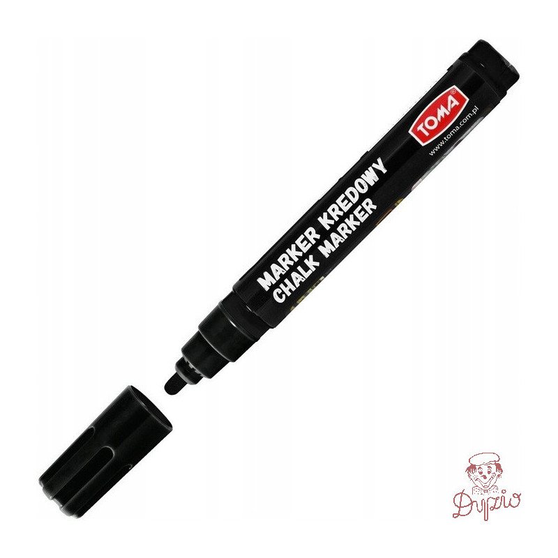 Marker kredowy końcówka 4.5mm czarny TO-292 32 TOMA