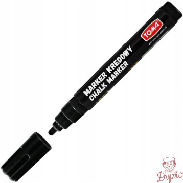 Marker kredowy końcówka 4.5mm czarny TO-292 32 TOMA