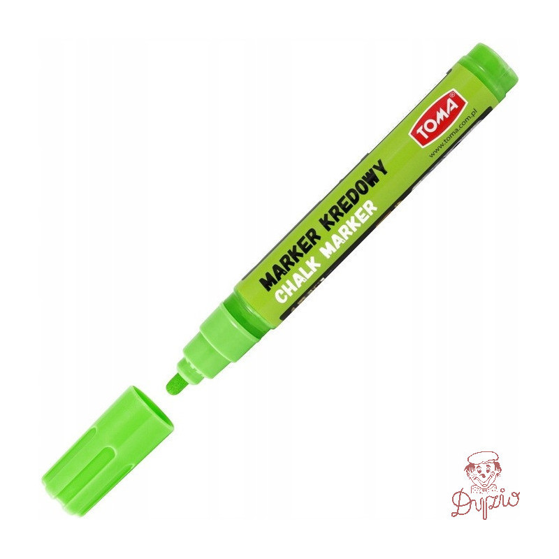 Marker kredowy końcówka 4.5mm zielony TO-292 42 TOMA