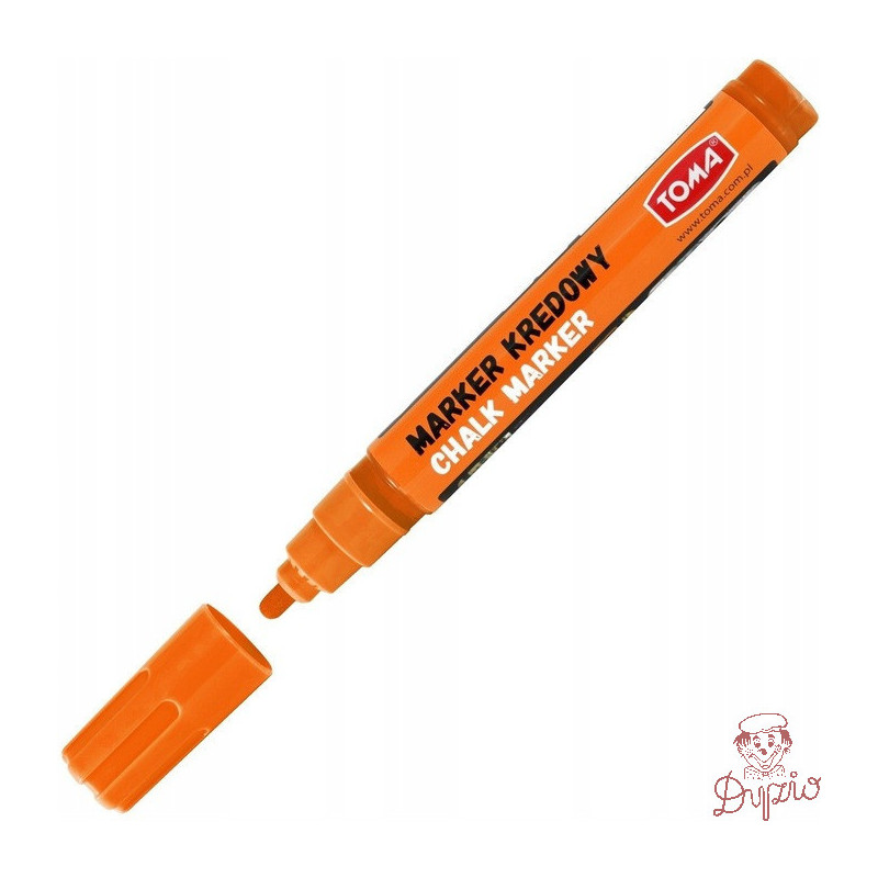 Marker kredowy końcówka 4.5mm pomarańczowy TO-292 52 TOMA
