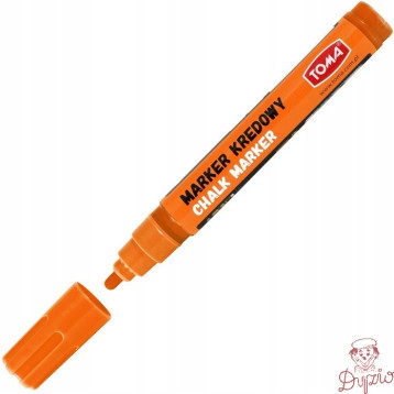 Marker kredowy końcówka 4.5mm pomarańczowy TO-292 52 TOMA