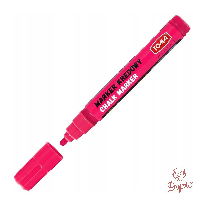 Marker kredowy końcówka 4.5mm różowy TO-292 82 TOMA