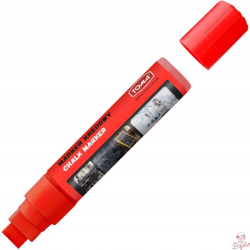 Markery kredowe końcówka 15x8mm czerwone TO-290 22 TOMA