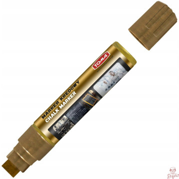 Markery kredowe końcówka 15x8mm -złoty TOMA