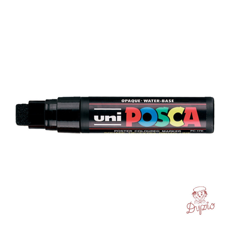Marker z farbą plakatową Posca PC-17K, czarny, Uni